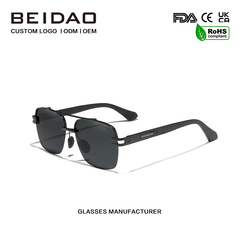 Kính râm phân cực Retro đầy màu sắc