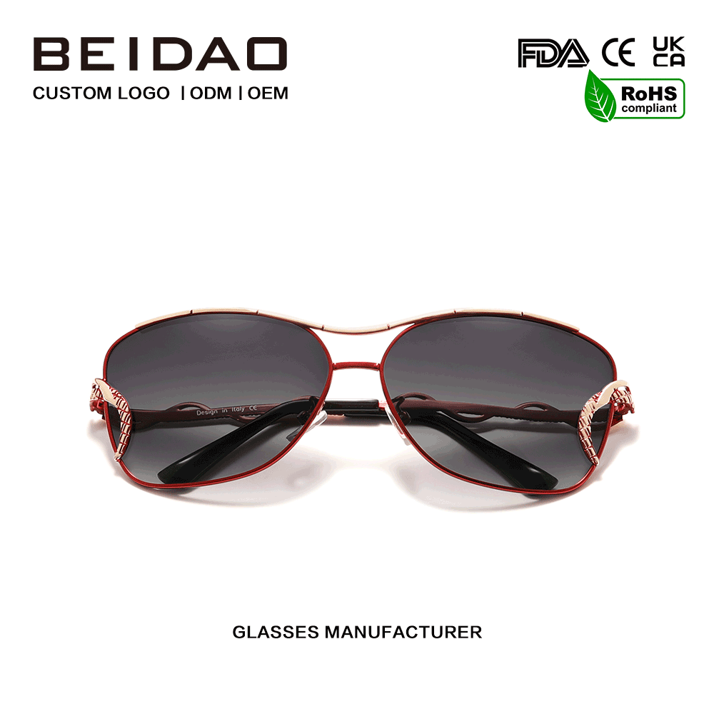 Kính râm phân cực Full Rim theo phong cách cổ điển thanh lịch dành cho nữ