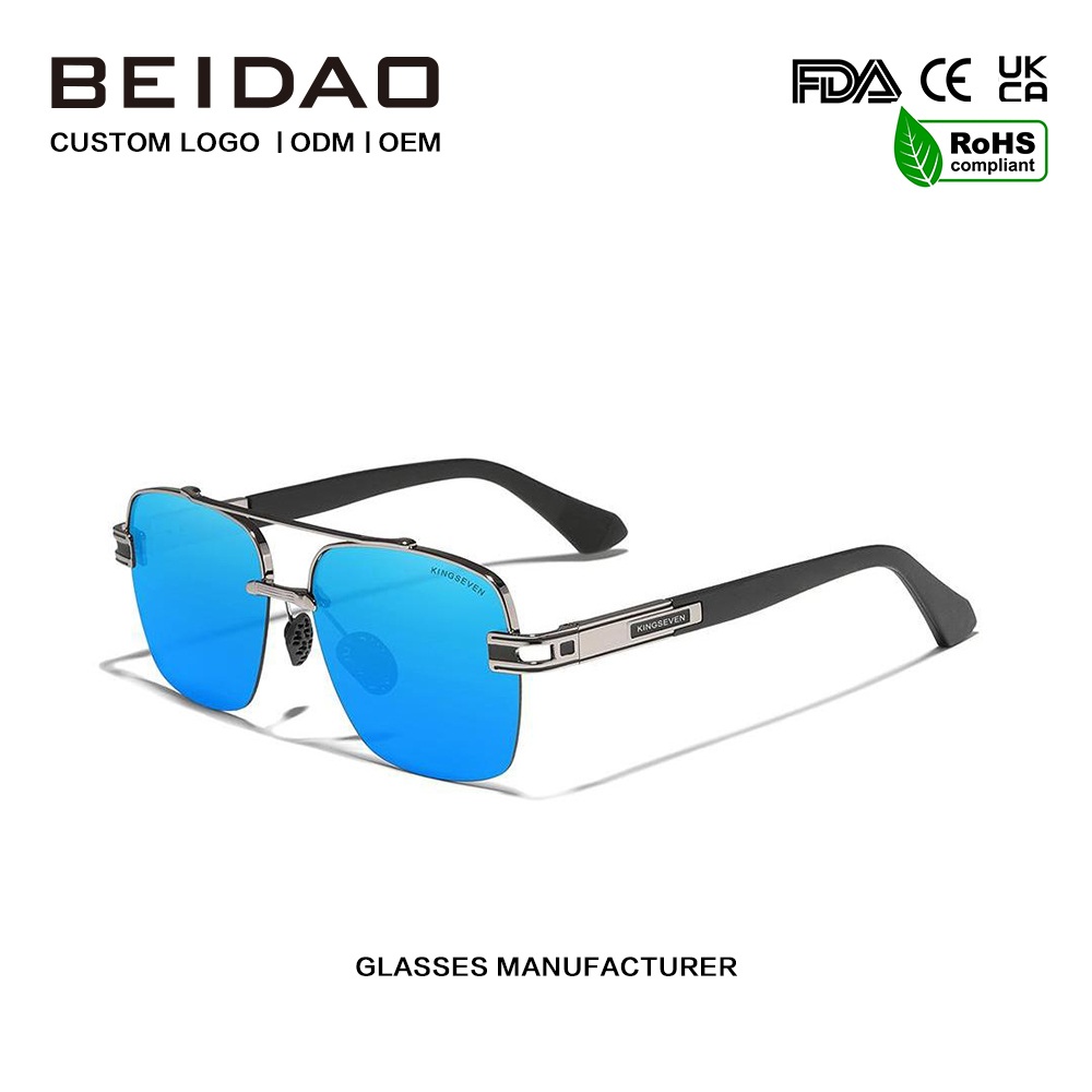 Kính râm phân cực Retro đầy màu sắc sang trọng dành cho nam giới