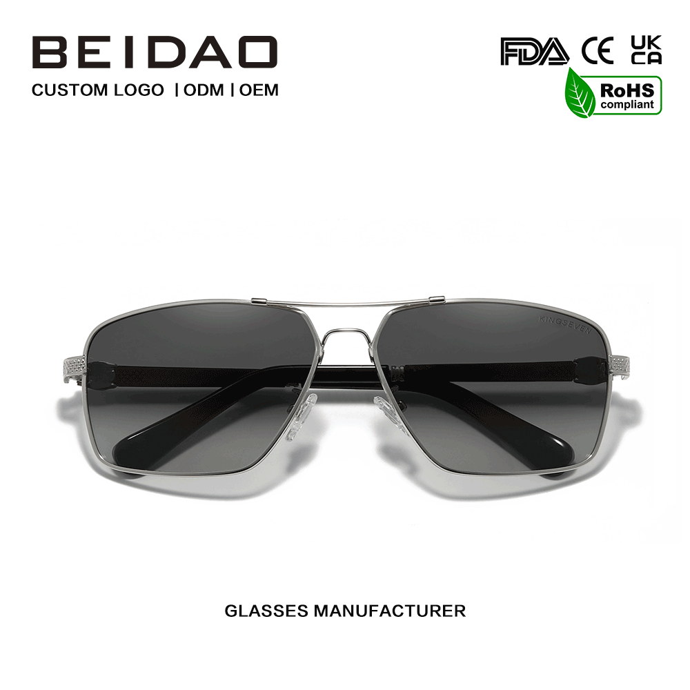 Kính râm phân cực UV400 theo phong cách vuông cổ điển
